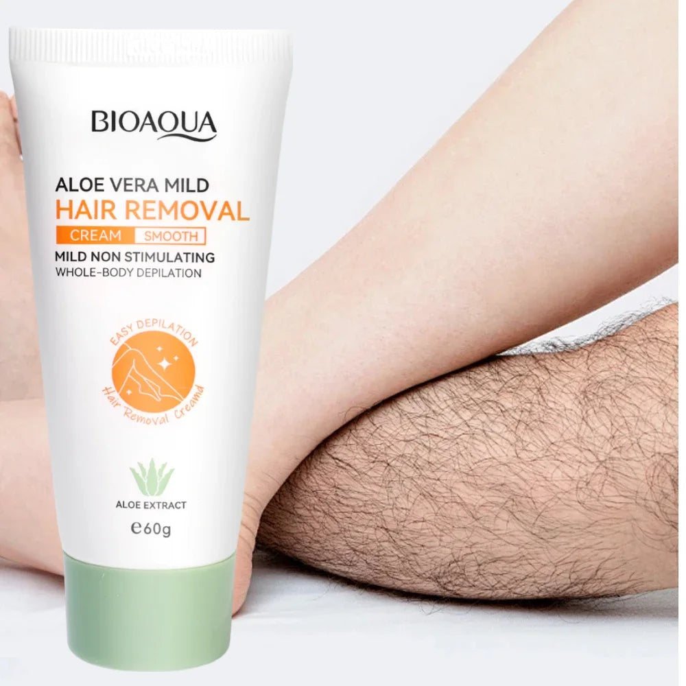 Fast Painless Hair Removal Cream Ladies Intimate Areas Depilatory Wax Underarm Aloe Hair Remover Creams for Men Women Body 60g